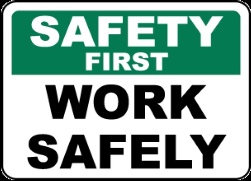 Safety signage and PPE